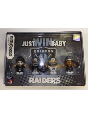 Little People Collector Raiders NFL Figures Series 1 4-Pack Just Win Baby Editio